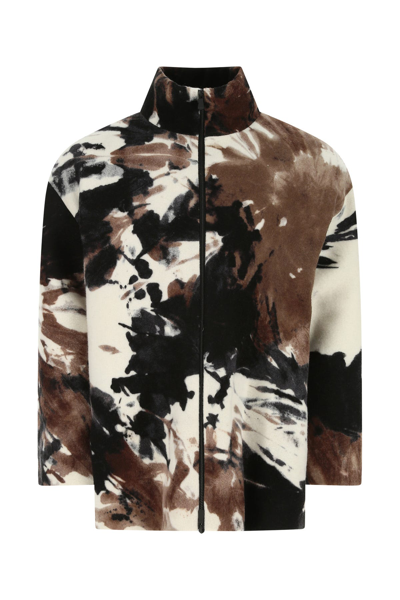 Canessa Printed Cashmere Padded Jacket Printed  Uomo 3