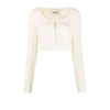ALIX NYC NEUTRAL PHOENIX KNITTED CROPPED TOP,21TY1518560165