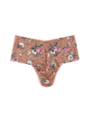 Hanky Panky Signature Lace Printed Retro Thong In Pink