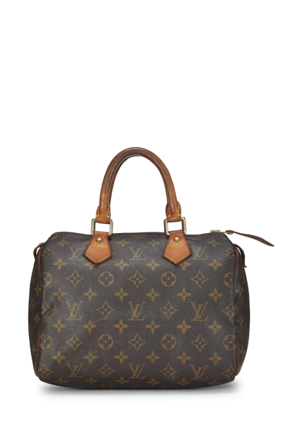Pre-owned Louis Vuitton Monogram Canvas Speedy 25
