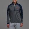 Zero Restriction Auburn | Z425 1/4 Zip Pullover | Collegiate In Charcoal/navy