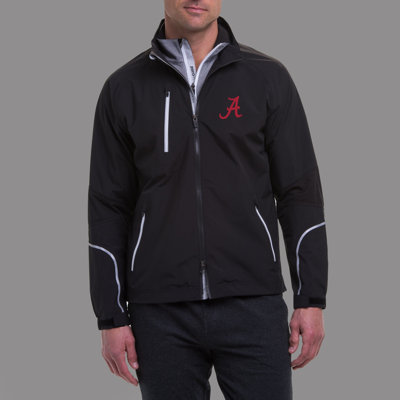 Zero Restriction Alabama | Power Torque Full Zip | Collegiate In Black/metallic Silver