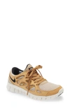 Nike Free Run 2 Rattan/black-wheat-twine Dm9057-200 Women's In Rattan/ Black/ Wheat/ Twine