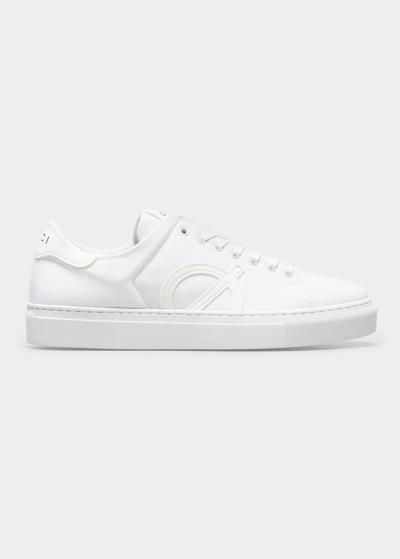 Loci Nine Tonal Low-top Sneakers - Made With Recycled Nylon In Wht/wht/wht