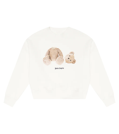 PALM ANGELS BEAR COTTON-BLEND SWEATSHIRT