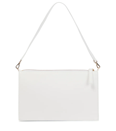 Peter Do Pouch Leather Shoulder Bag In Shiny White