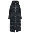 Canada Goose Mystique Nylon Quilted Down Coat In Black
