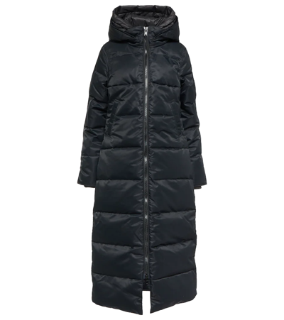 Canada Goose Mystique Nylon Quilted Down Coat In Black
