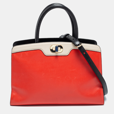 Pre-owned Bvlgari Multicolor Leather Isabella Rossellini Tote