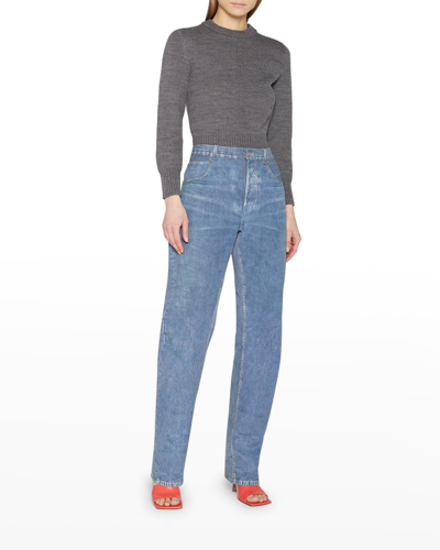 BOTTEGA VENETA CROP WOOL SWEATER