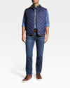 Peter Millar Essex Quilted Travel Vest In Navy