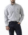 Rodd & Gunn South Island Stripe Button-up Shirt In Royal