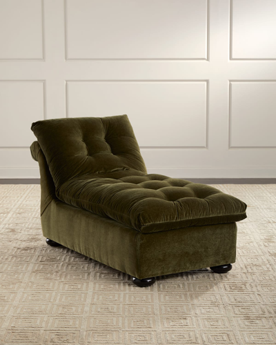 Old Hickory Tannery Seraphina Button-tufted Chaise