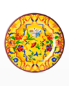 MARIO LUCA GIUSTI PANCALE YELLOW DINNER PLATE