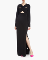 One33 Social Cut-out Crisscross Maxi Dress In Black
