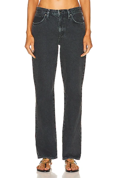 Goldsign The Morgan Straight Cropped Jeans In Hinton