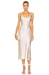 Sablyn Taylor Silk Slip Dress In Beige
