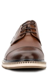 Vintage Foundry Harris Cap Toe Leather Derby In Tan