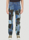 Drx Farmaxy For Ln-cc Drop 6 Patchwork Jeans In Blue