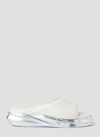 Alyx Off-white & Silver Mono Slides In White
