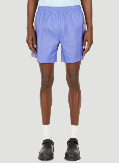 Sky High Farm Workwear Gradient Woven Swim Shorts In Purple