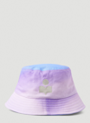 Isabel Marant Haley Ombré Cotton-twill Bucket Hat In Blue