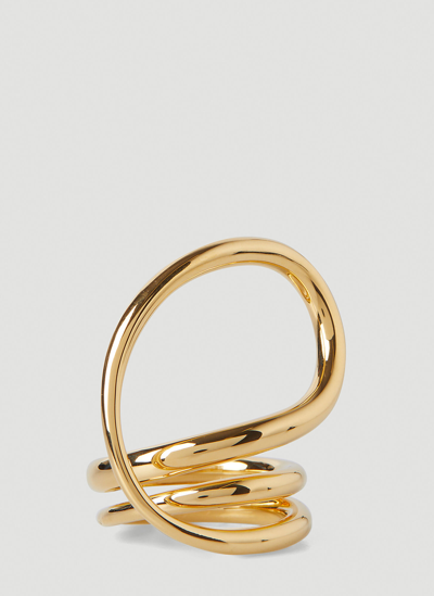 Charlotte Chesnais Bague Round Trip Ear Cuff In Gold