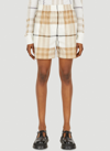 Burberry Signature Check-print Shorts In Beige
