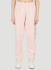 Aries Side Logo-print Track Pants In Pink