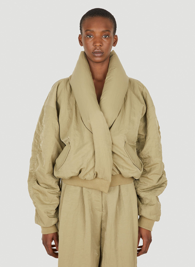 Rejina Pyo Duvet Jacket In Beige