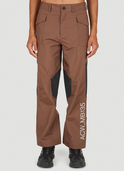 A-cold-wall* 3l Tech Pants In Brown