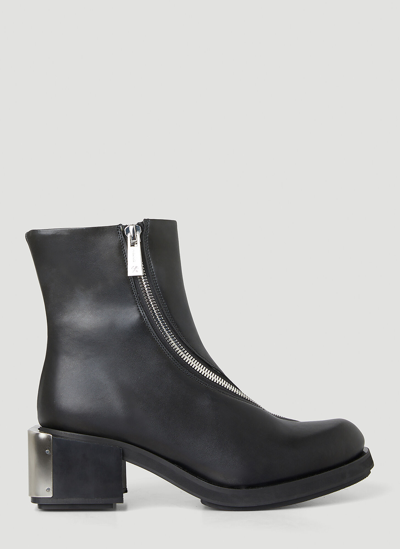 Gmbh Zip Ankle Boots In Black