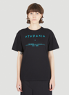 Raf Simons Regular Fit Ataraxia Tour T-shirt In Black
