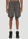 ACNE STUDIOS CHECKED SHORTS