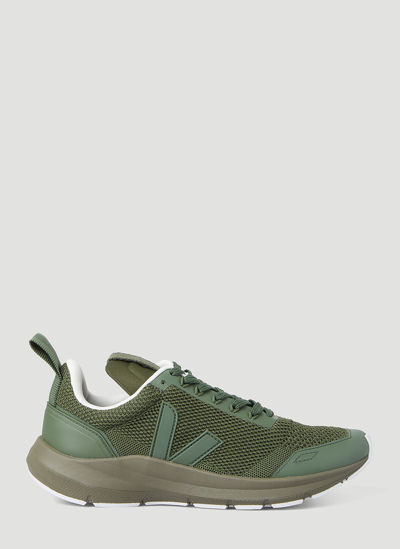 Rick Owens X Veja X Rick Owens Tonal Performance Runner Sneakers In Green