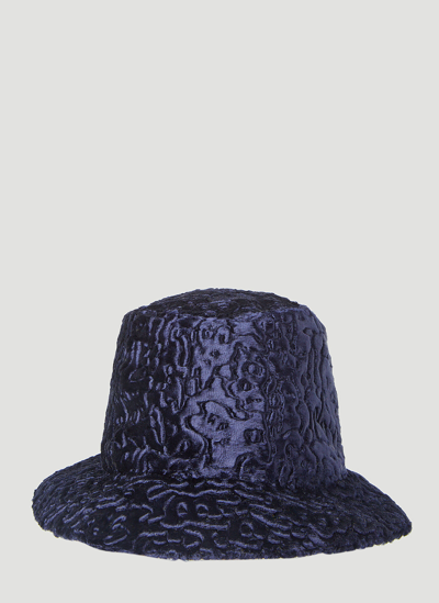 Flapper Sisi Bucket Hat In Blue