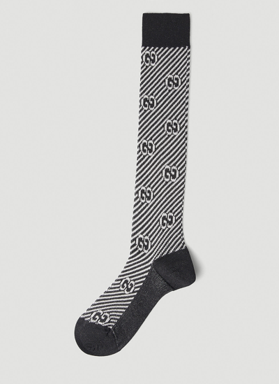 Gucci Kids' Bardiall Socks In Black