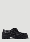 BOTTEGA VENETA QUILTED LACE UP SHOES