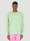 Notsonormal Cosmo Crew-neck Sweatshirt In Green