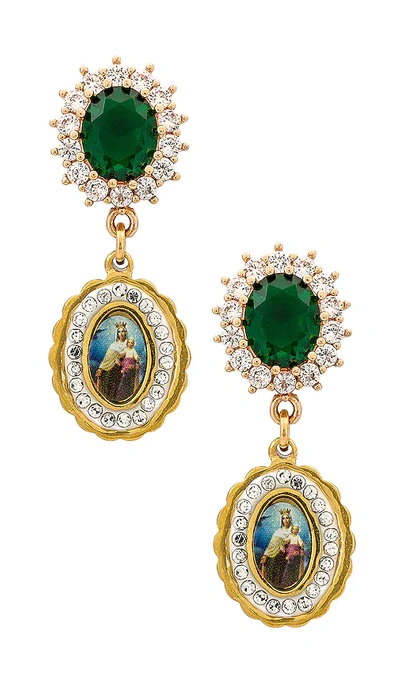 Anton Heunis Virgin Drop Earrings In Gold