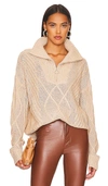 Sndys Jax Knit Sweater In Cream