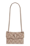 Kurt Geiger Kensington Leather Mini Crossbody Bag In Light/ Pastel Pink