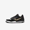 Jordan Air  Legacy 312 Low Little Kids' Shoes In Black,white,metallic Gold