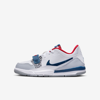Jordan Air  Legacy 312 Low Little Kids' Shoes In White,wolf Grey,university Red,french Blue