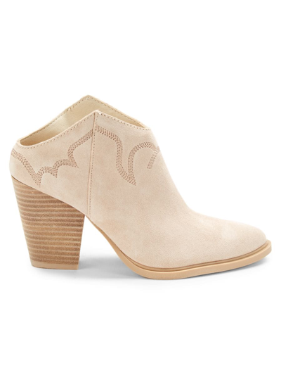 Dolce Vita Women's Suzan Leather Booties In Dune Suede
