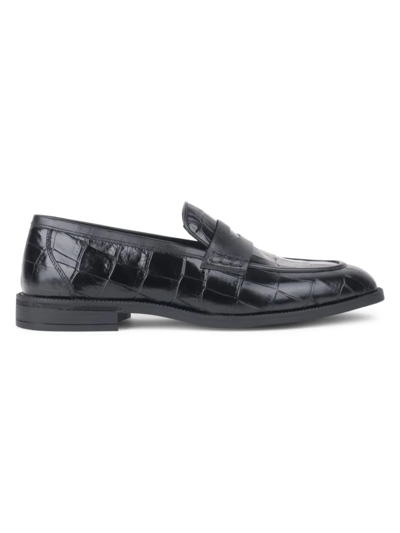 Vellapais Men's Leather Loafers In Black