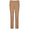 Vince Stretch Cotton Blend Cigarette Pants In Caramel