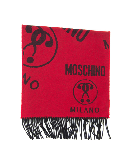 Moschino Fantasy Scarf Red  Man