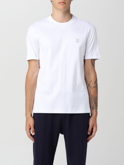 Brunello Cucinelli T-shirt  Men Color White In White