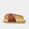 Nike Men's Offcourt Slide Sandals In Sesame/cinnabar/pecan/coconut Milk